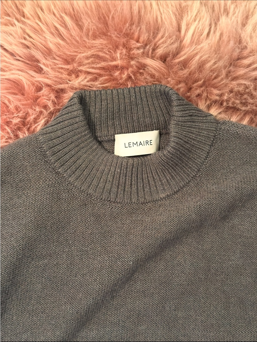 Lemaire Woman’s Sage Green Turtleneck Sweater